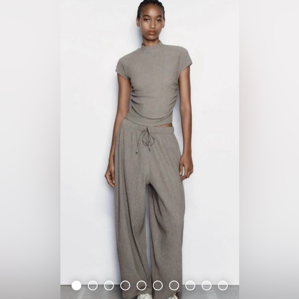 Zara Textured Top & Bottom Set